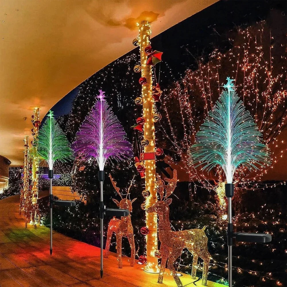 Solar LED Jellyfish Garden Lights 7-Color Waterproof Outdoor Decor