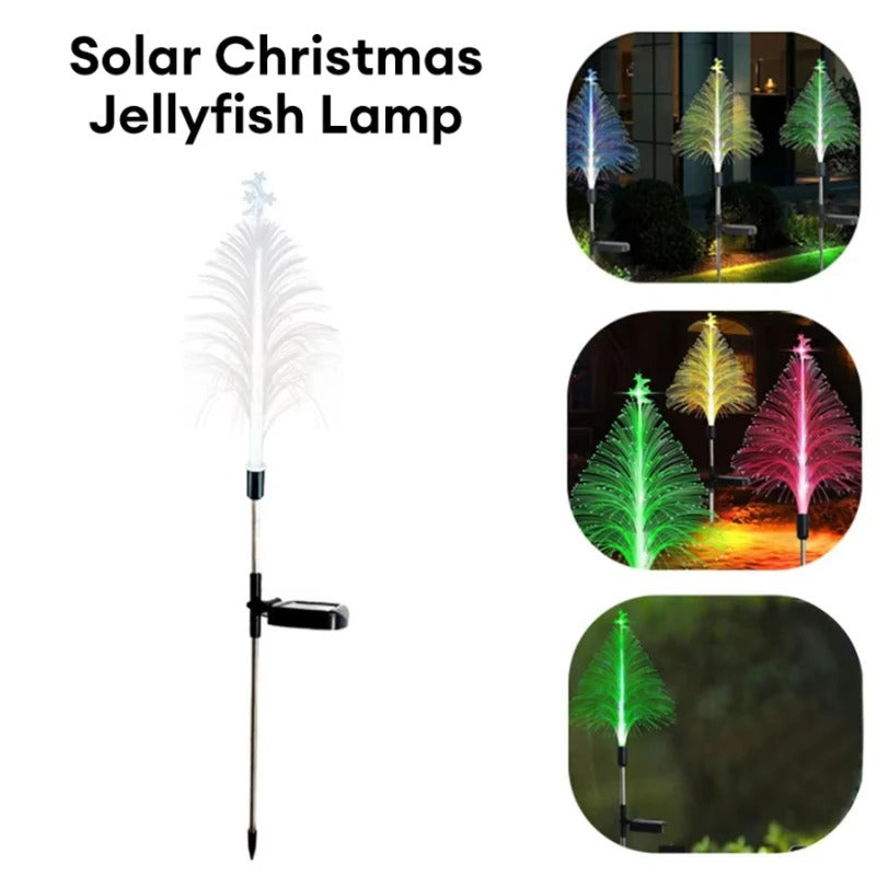Solar LED Jellyfish Garden Lights 7-Color Waterproof Outdoor Decor